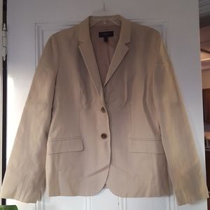 J. Crew Tan Suit Jacket